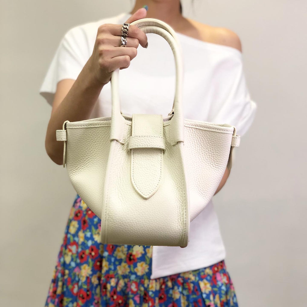 White Leather Bag