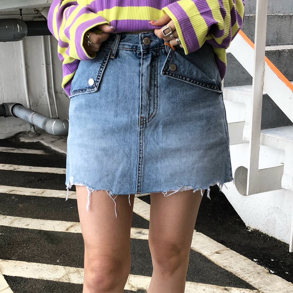 Denim Skirt Pant