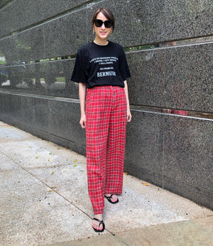 Red Checkers Pant