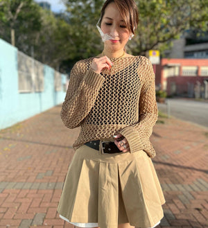 Mesh Top (Brown)