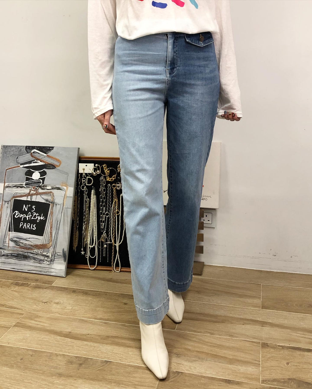 Italy 🇮🇹 Two Tone Jean