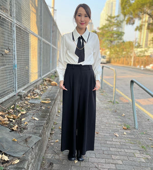 White Top w/ Collar Accessory