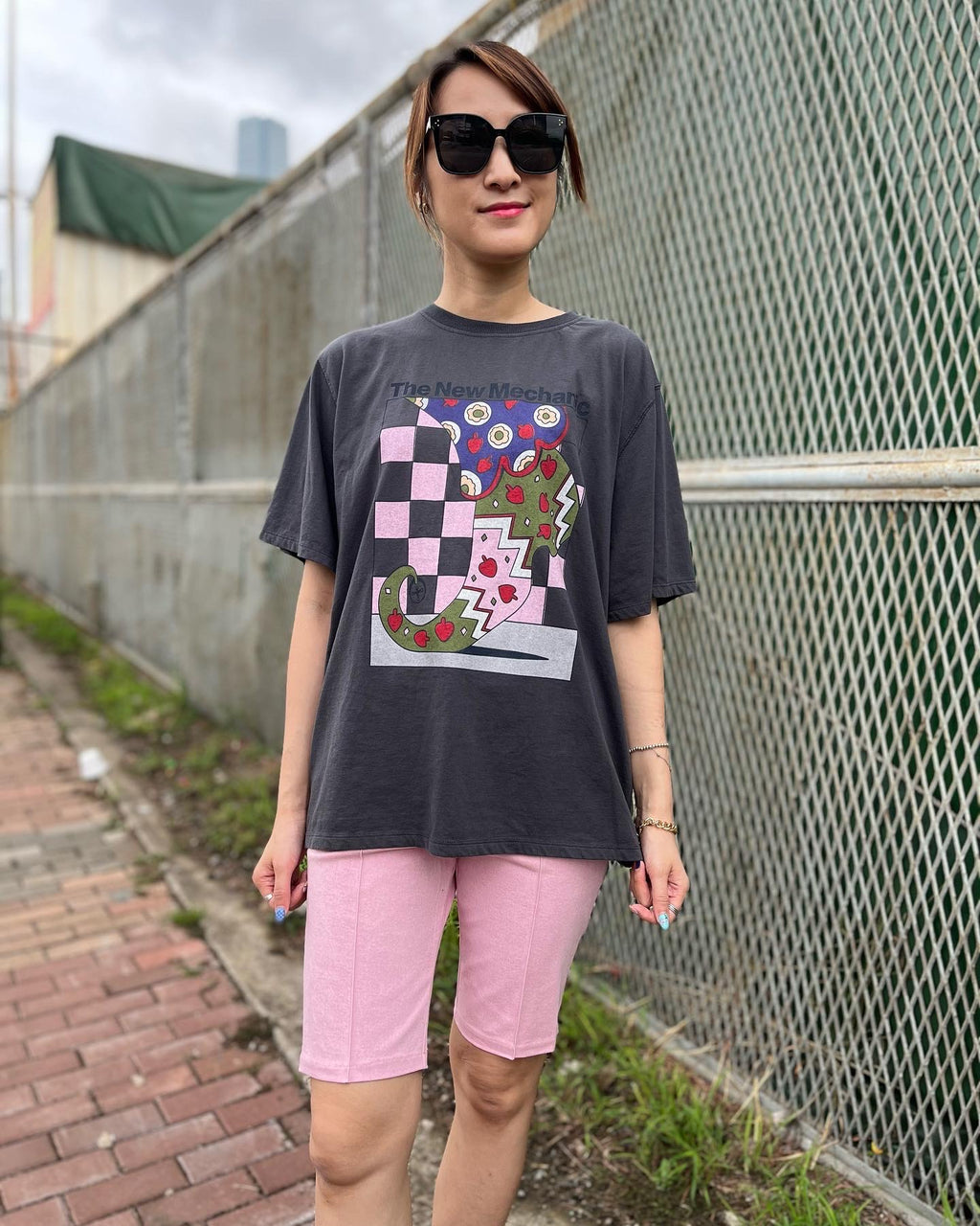 Chess Pattern Tee