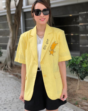 Yellow Designer Jacket