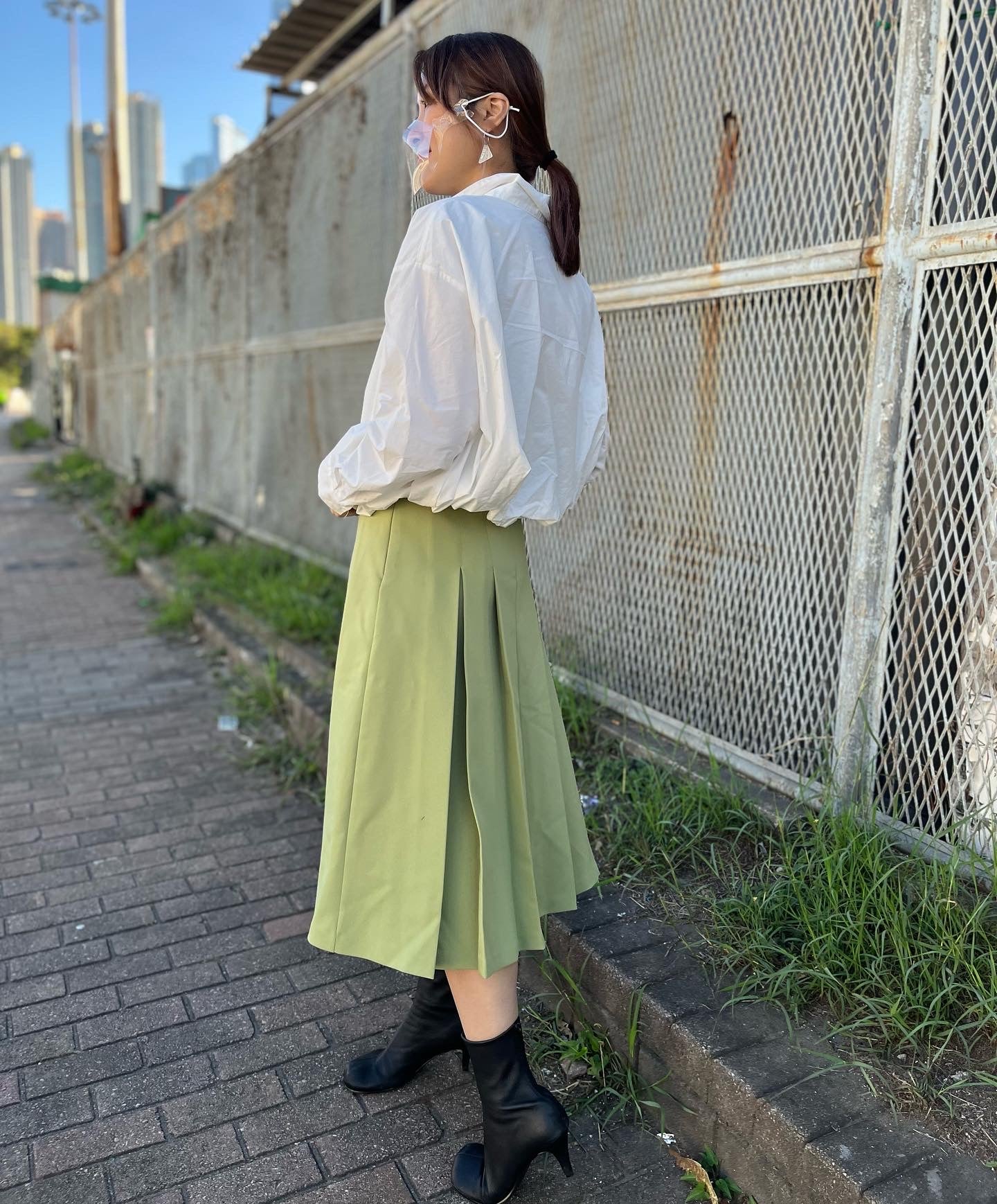 Spring Green Skirt