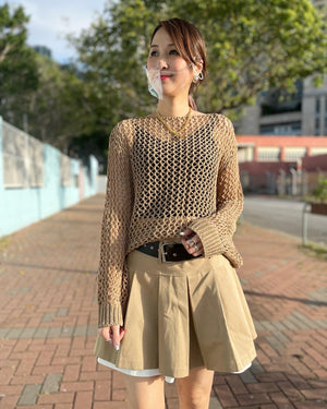 Mesh Top (Brown)