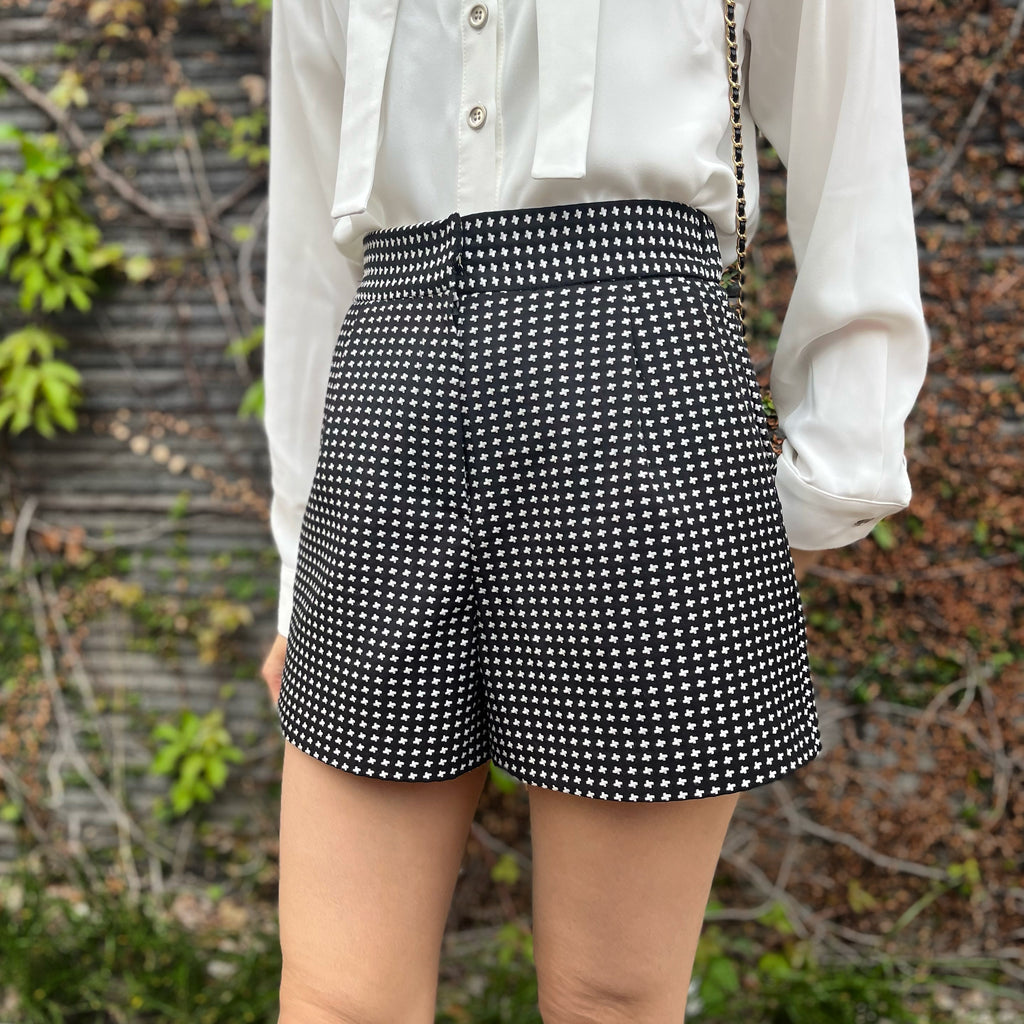 Houndstooth Pattern Shorts