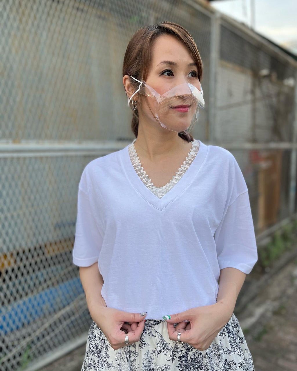 Lace White Top