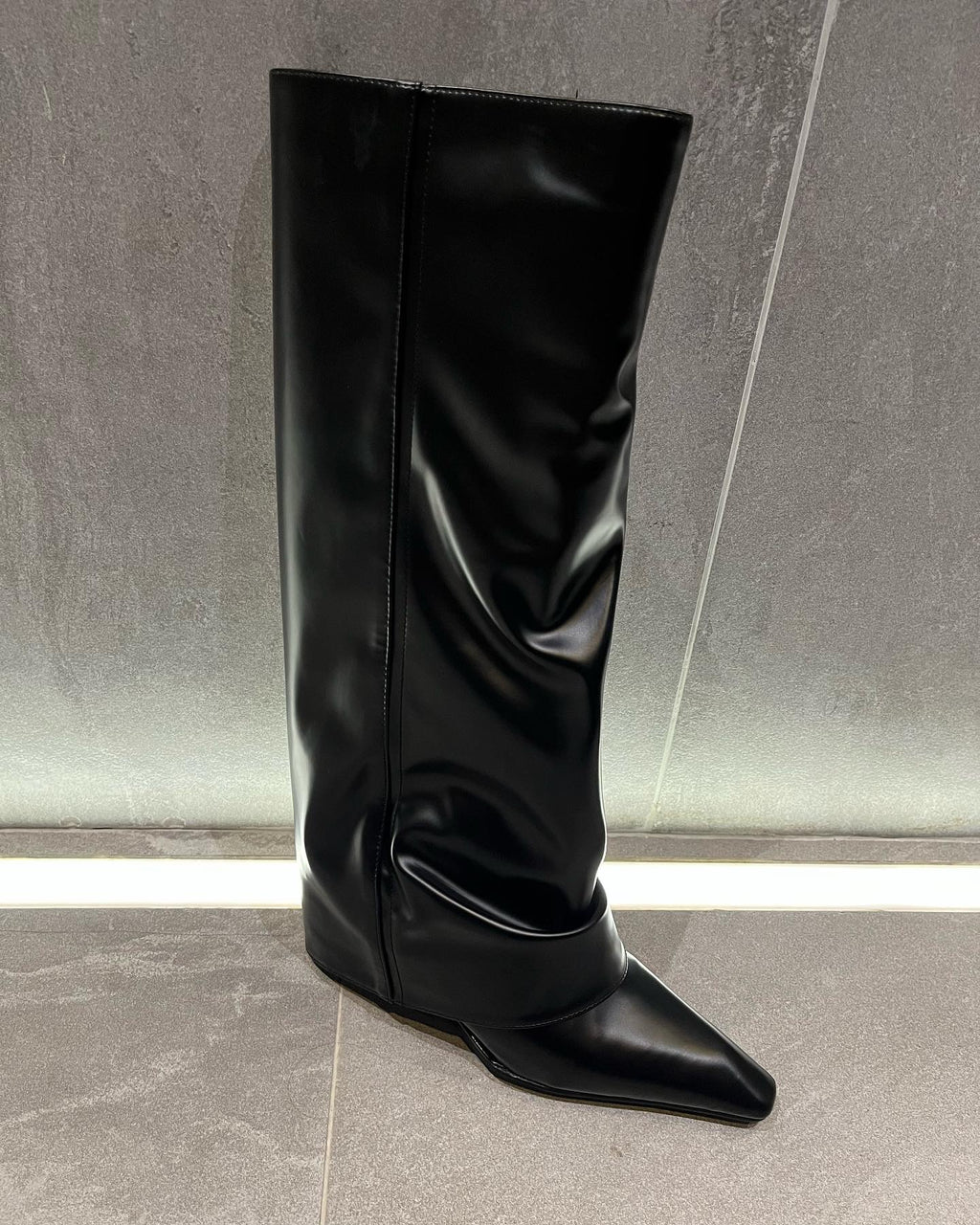 Long Leather Boots