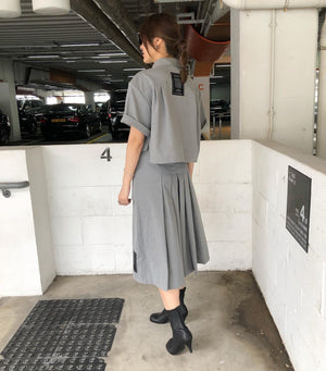 Grey outfit skirt pant