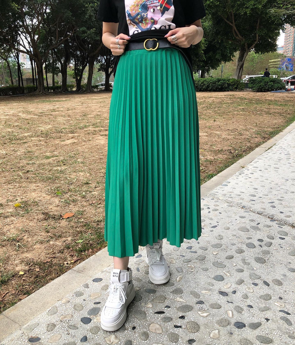 Italy 🇮🇹 Green Folding Skirt