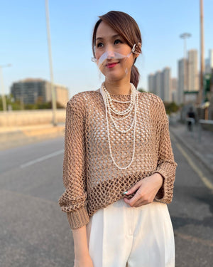 Mesh Top (Brown)