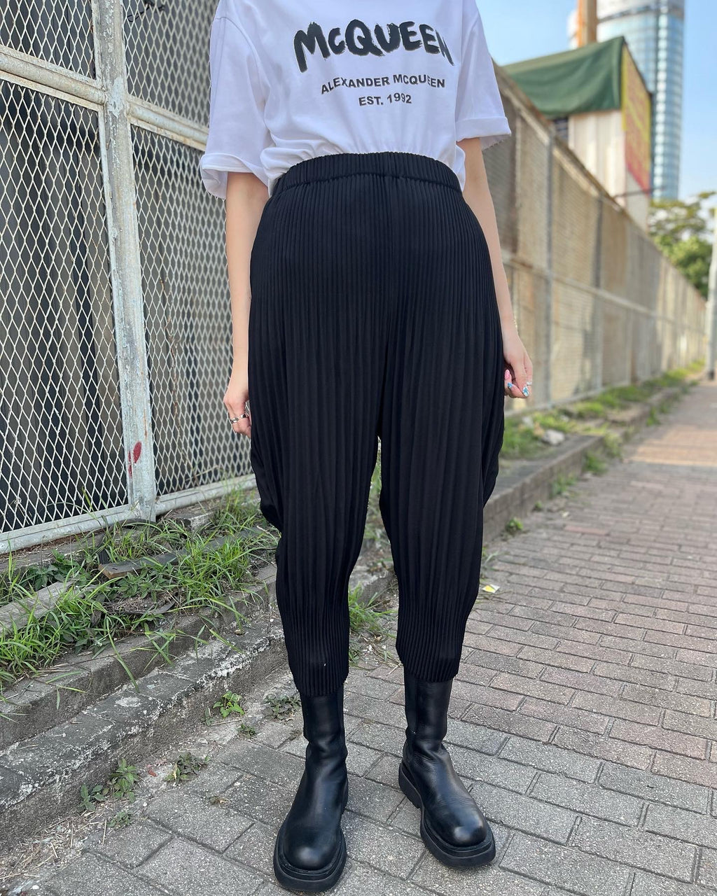 Black Loose Cut Pants