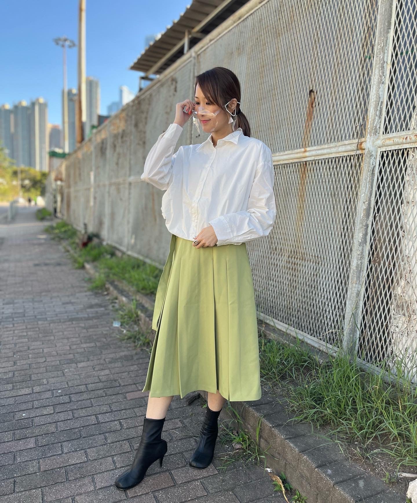 Spring Green Skirt