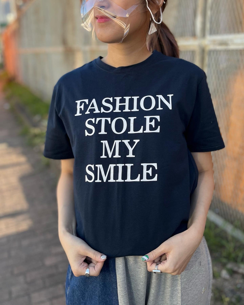 Fashion Stole my smile Tee