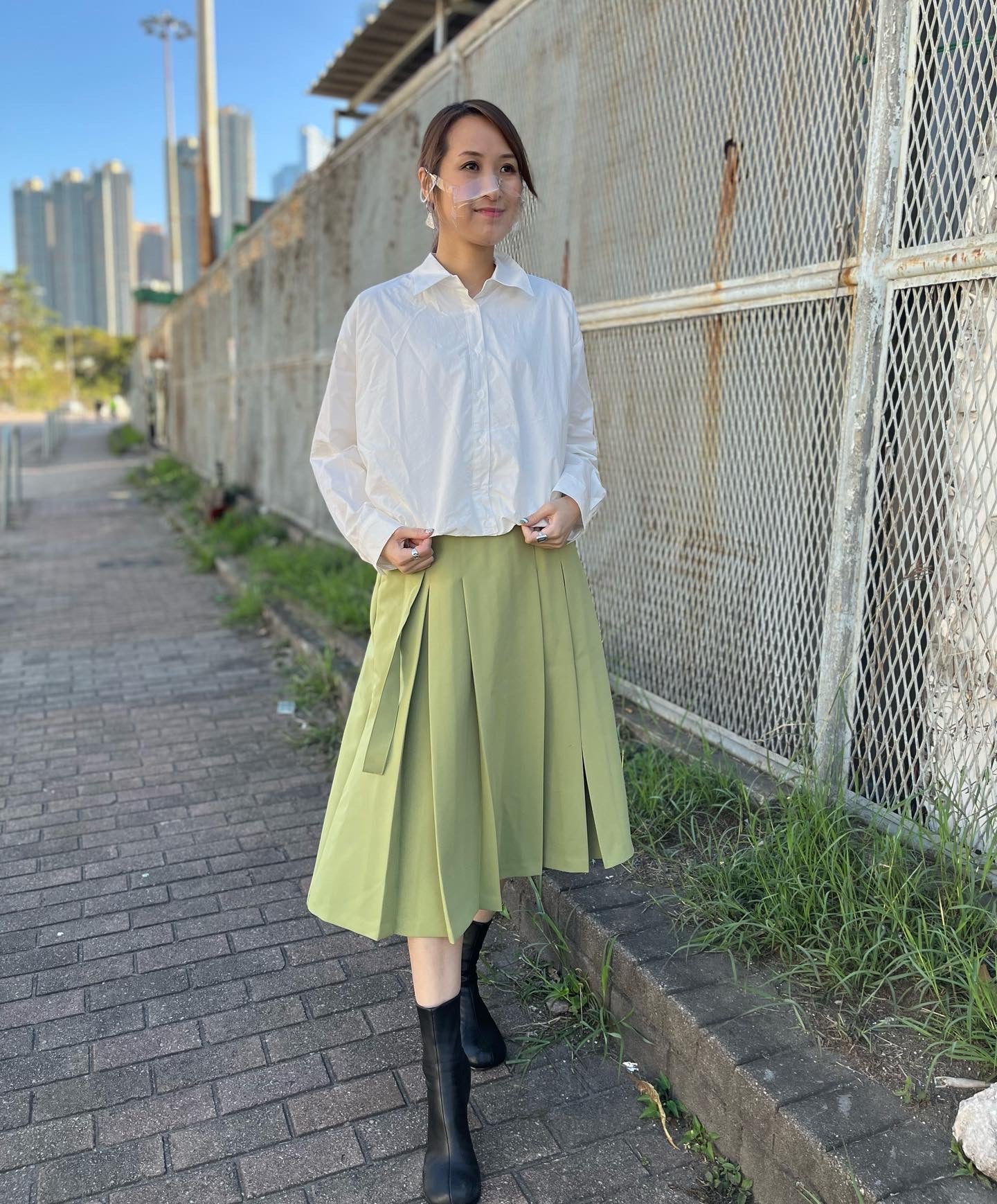 Spring Green Skirt