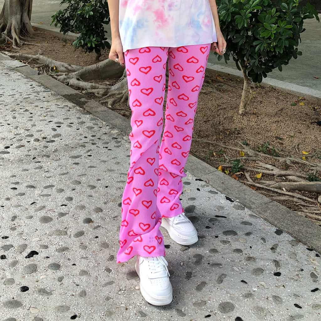 Pink Hearts Pants