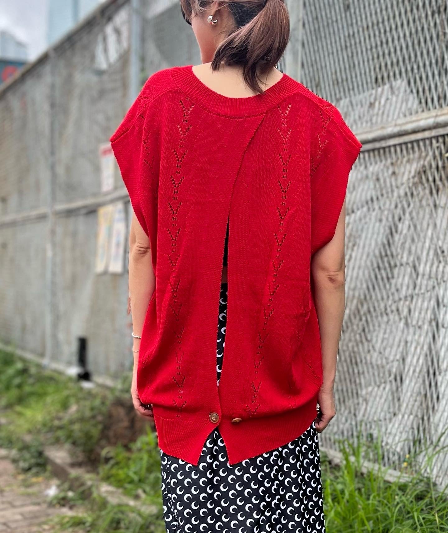 Scarlet Knitted Top