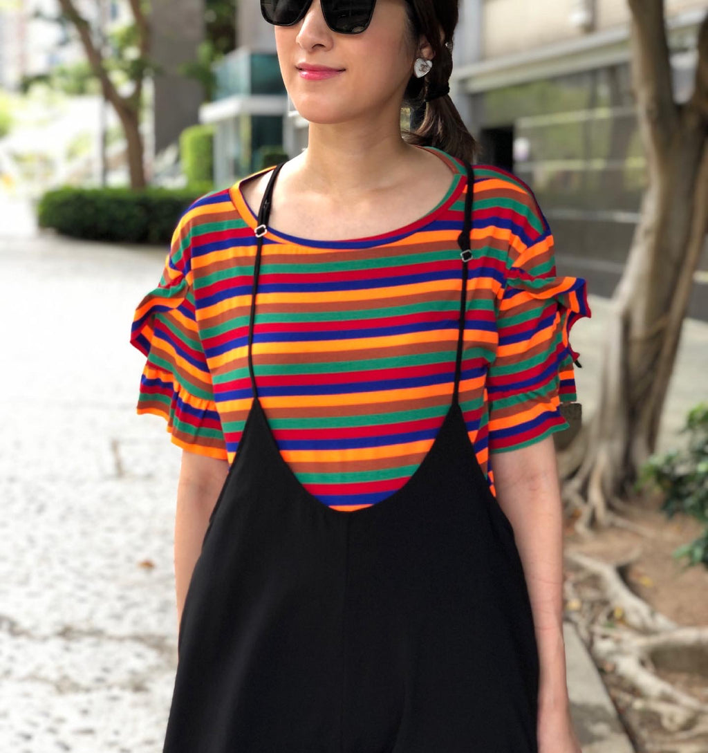 Italy 🇮🇹 Colorful Stripe Top