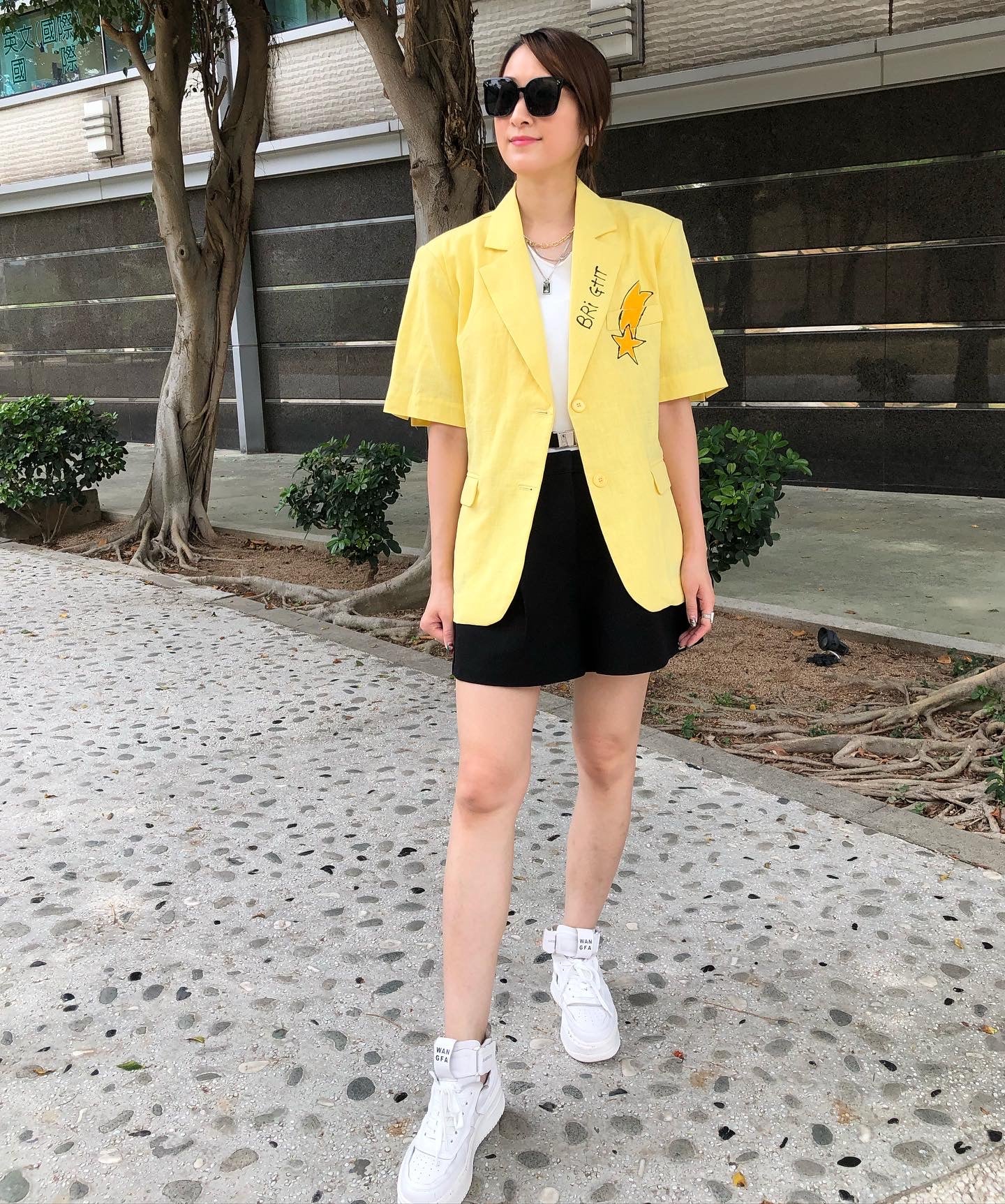 Yellow hot sale designer jacket