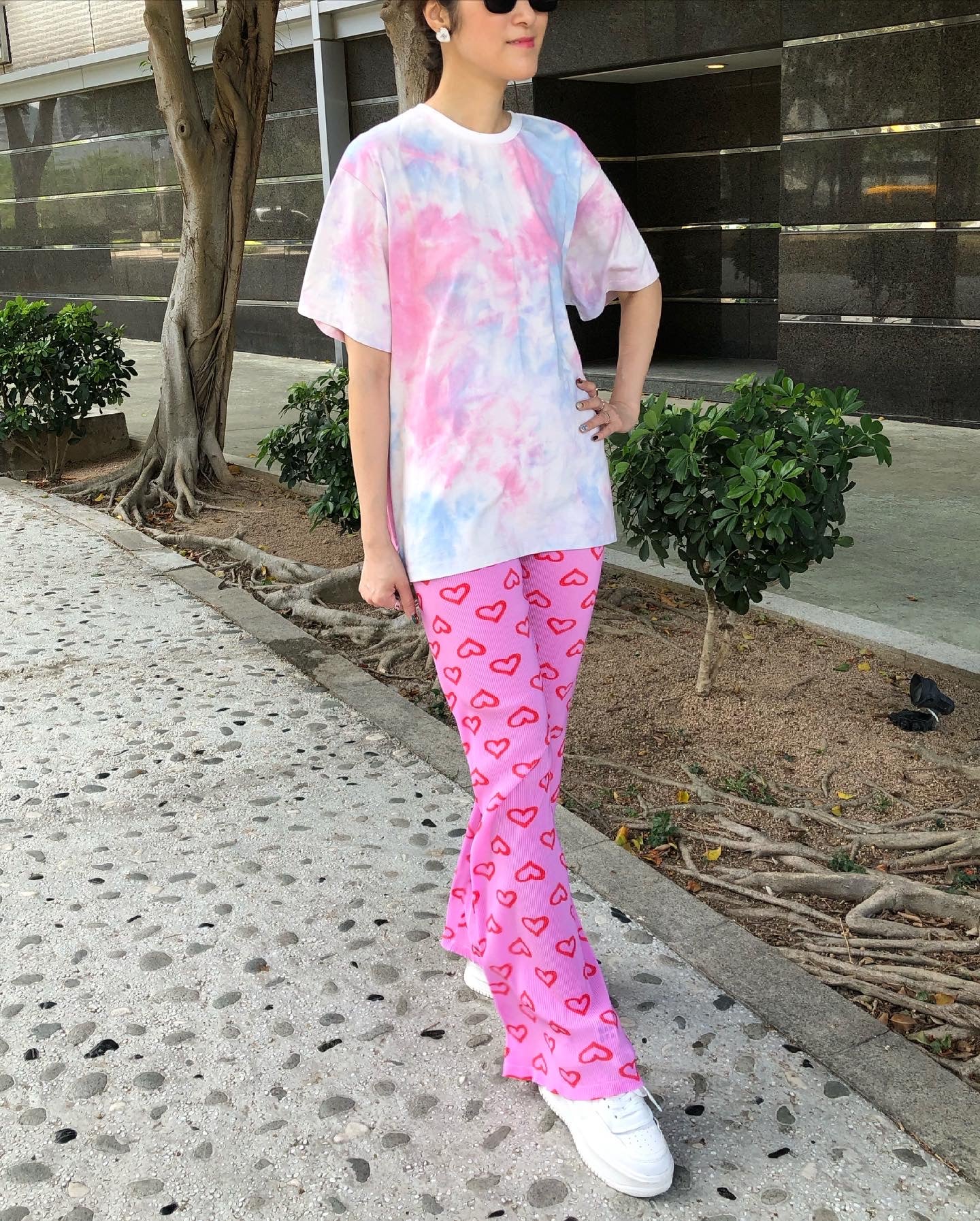 Pink Hearts Pants