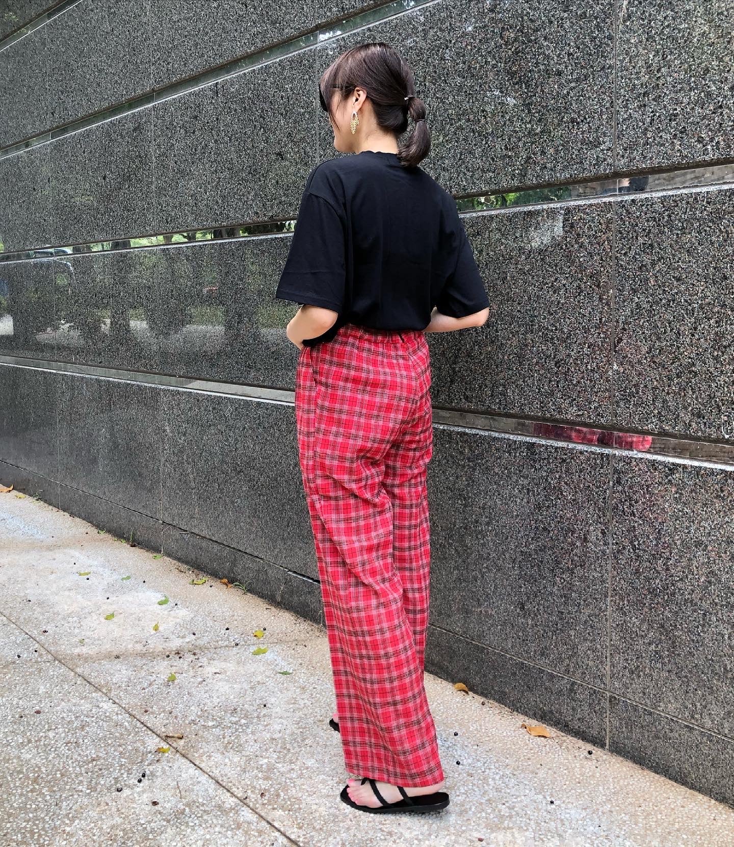 Red Checkers Pant