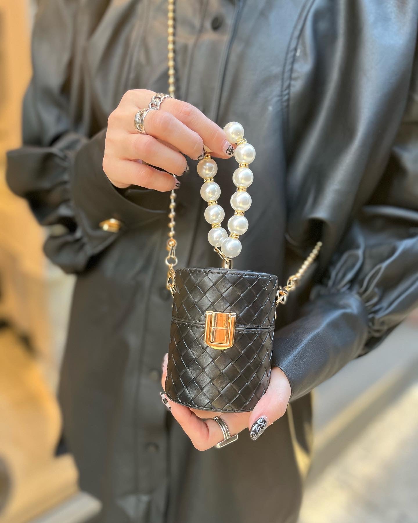 Pearl Round Mini Bag