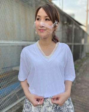 Lace White Top